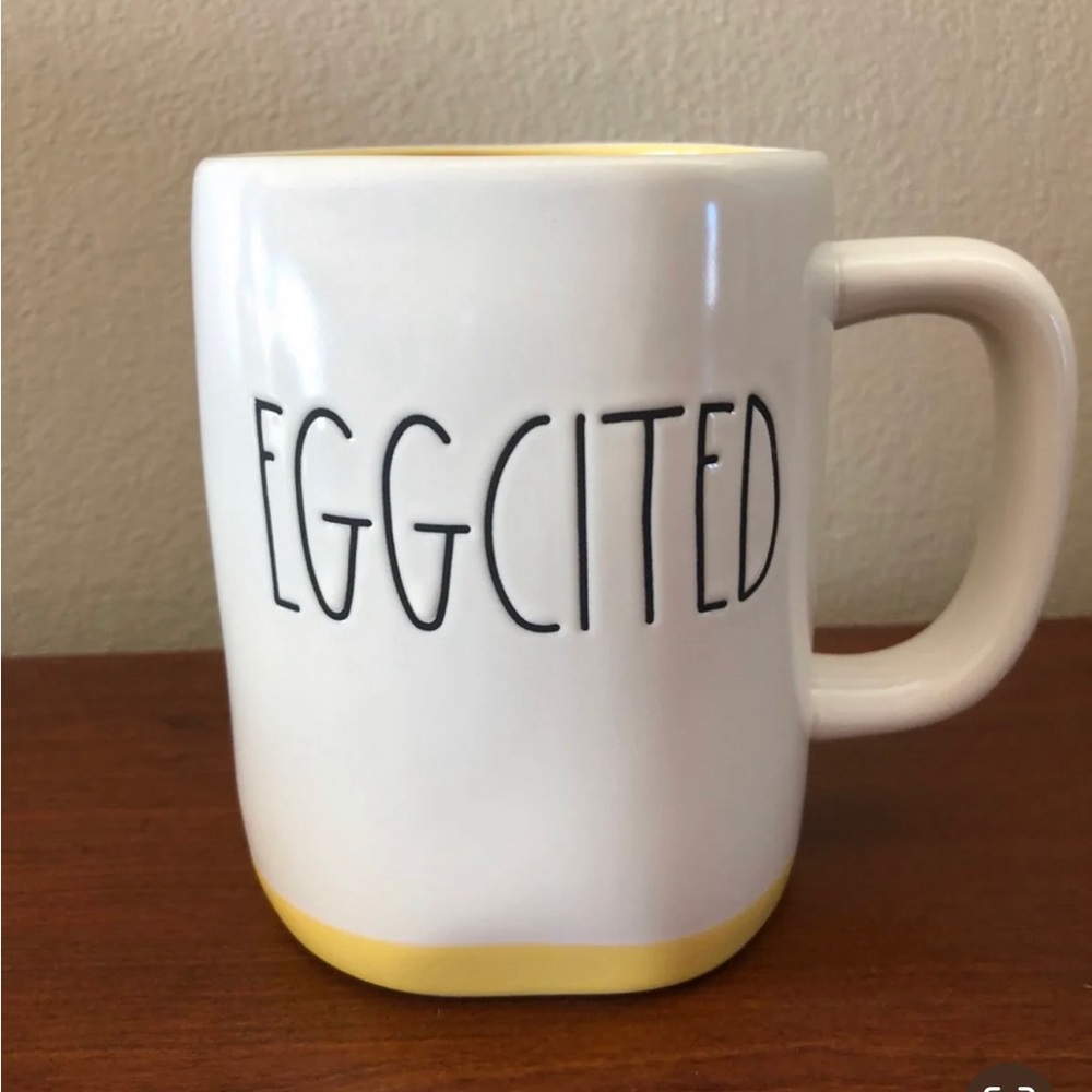 New Rae Dunn Eggcited Mug
